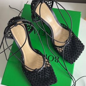 Bottega Veneta stretch web sandals